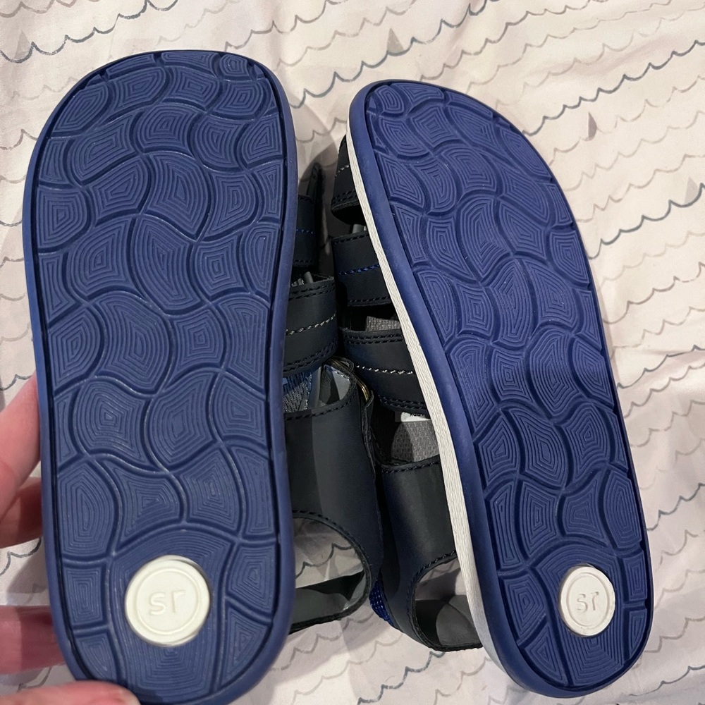 Stride Rite Kids Dark Blue Sandals - Picture 3 of 4